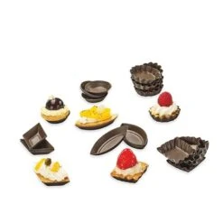 30 Mini-moules à Mignardises Anti-adhésifs Qualité Professionnelle -Magasin D'Articles De Cuisine 541059 2 4 30 mini moules a mignardises anti adhesifs qualite professionnelle Gobel