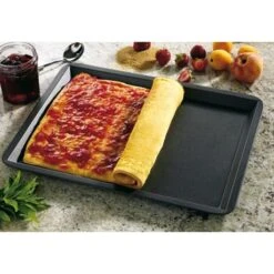 Plaque à Pâtisserie Acier Revêtu Anti-adhérent 40 Cm -Magasin D'Articles De Cuisine 54211 2 6 Plaque a patisserie acier revetu anti adherent 40 cm Mathon