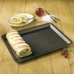 Plaque à Pâtisserie Acier Revêtu Anti-adhérent 40 Cm -Magasin D'Articles De Cuisine 54211 4 6 Plaque a patisserie acier revetu anti adherent 40 cm Mathon