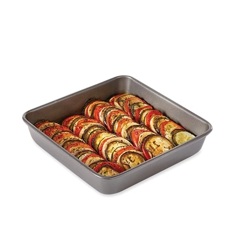 Moule à Manqué Carré Acier Revêtement Antiadhérent 23 Cm 4 Moule à Manqué Carré Acier Revêtement Antiadhérent 23 Cm – Image 2