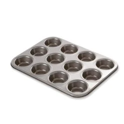Plaque 12 Muffins Acier Revêtement Antiadhérent 35,5 Cm -Magasin D'Articles De Cuisine 544003 2 3 Plaque 12 muffins acier revetement antiadherent 35 5 cm Mathon