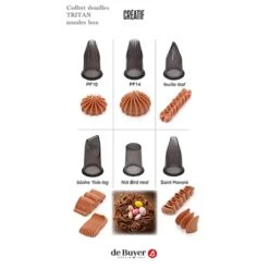 De Buyer Coffret 6 Douilles En Tritan Créatif -Magasin D'Articles De Cuisine 560027 2 1 Coffret 6 douilles en Tritan Creatif De Buyer