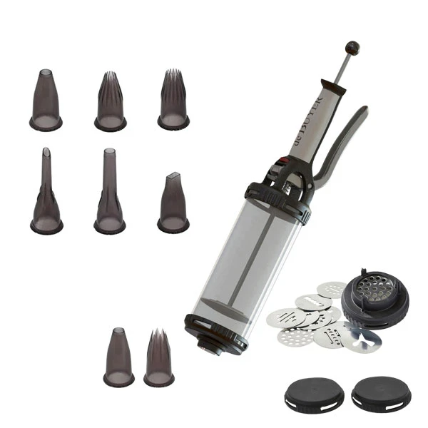 De Buyer Set Tube Piston à Pression Et Coffret Douilles Tritan à Garnir 3 De Buyer Set Tube Piston à Pression Et Coffret Douilles Tritan à Garnir