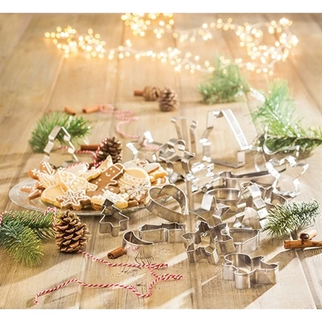 Set De 20 Emporte-pièces De Noël En Inox 4 Set De 20 Emporte-pièces De Noël En Inox – Image 2