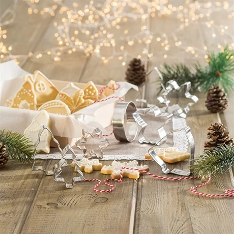 Set De 20 Emporte-pièces De Noël En Inox 7 Set De 20 Emporte-pièces De Noël En Inox – Image 5