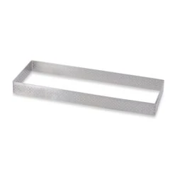 De Buyer Cadre à Tarte Perforé Rectangle 28 X 11 Cm -Magasin D'Articles De Cuisine 573138 1 4 Cadre a tarte perfore rectangle 28 x 11 cm De Buyer