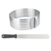 Set Couteau à Génoise Spatule à Glaçage Et Cercle à Trancher Extensible Inox 2 Set Couteau à Génoise Spatule à Glaçage Et Cercle à Trancher Extensible Inox -Magasin D'Articles De Cuisine 579034 0 1 Set couteau a genoise spatule a glacage et cercle a trancher extensible inox Mathon