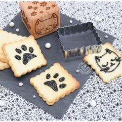 Kit Décoration De Biscuits Chat -Magasin D'Articles De Cuisine 580013 3 1 Kit decoration de biscuits Chat Scrapcooking