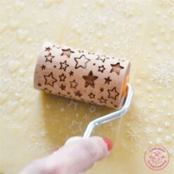 3 Mini Rouleaux Empreintes En Bois Interchangeables -Magasin D'Articles De Cuisine 580018 3 3 3 mini rouleaux empreintes en bois interchangeables Scrapcooking