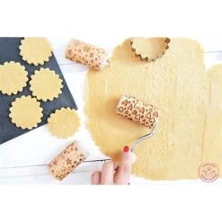 3 Mini Rouleaux Empreintes En Bois Interchangeables -Magasin D'Articles De Cuisine 580018 4 3 3 mini rouleaux empreintes en bois interchangeables Scrapcooking