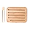 Planche à Pain Et Pince à Toast Bambou 26 Cm -Magasin D'Articles De Cuisine 601013 0 1 Planche a pain et pince a toast bambou 26 cm Pebbly