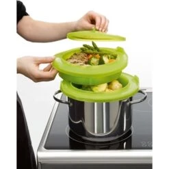 Lekue Cuit Vapeur 2 étages -Magasin D'Articles De Cuisine 61324 2 0 Cuit vapeur 2 etages Lekue