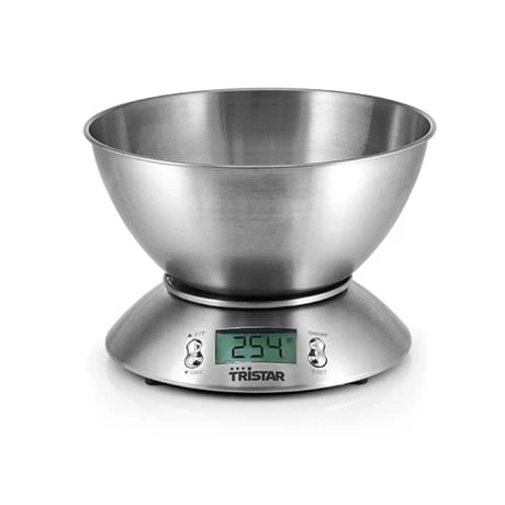 Tristar Balance De Cuisine Inox 5 Kg 2,5 L 3 Tristar Balance De Cuisine Inox 5 Kg 2,5 L