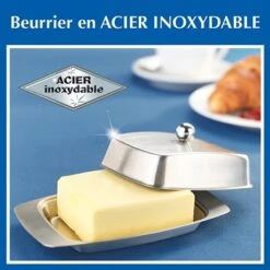 Beurrier En Acier Inoxydable -Magasin D'Articles De Cuisine 673167 2 1 Beurrier en acier inoxydable Wenko by Maximex