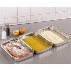 Ensemble Pour Paner En Inox -Magasin D'Articles De Cuisine 67316 1 1 Ensemble pour paner en inox Wenko by Maximex