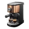 Bestron Machine à Café Expresso Avec Buse Vapeur 15 Bars 1250 1450 W Coloris Cuivre -Magasin D'Articles De Cuisine 700101 0 1 Machine a cafe expresso avec buse vapeur 15 bars 1250 1450 W coloris cuivre Bestron