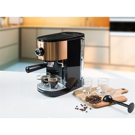 Bestron Machine à Café Expresso Avec Buse Vapeur 15 Bars 1250 1450 W Coloris Cuivre 5 Bestron Machine à Café Expresso Avec Buse Vapeur 15 Bars 1250 1450 W Coloris Cuivre – Image 3