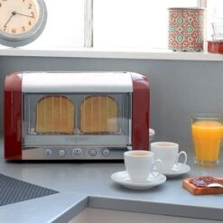 Magimix Toaster Vision Panoramique Rouge 11540 -Magasin D'Articles De Cuisine 70123 1 20 Toaster vision panoramique Rouge 11540 Magimix