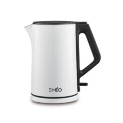 Bouilloire électrique Double Paroi 1,4 L 2000 W Blanche