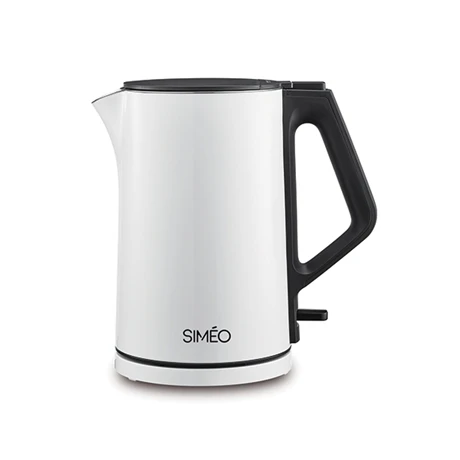 Bouilloire électrique Double Paroi 1,4 L 2000 W Blanche 3 Bouilloire électrique Double Paroi 1,4 L 2000 W Blanche