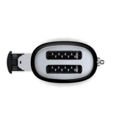 Smeg Toaster 2 Fentes Noir 950 W TSF01BLEU -Magasin D'Articles De Cuisine 70280 2 5 Toaster 2 fentes noir 950 W TSF01BLEU Smeg