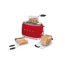 Smeg Toaster 2 Fentes Rouge 950 W TSF01RDEU -Magasin D'Articles De Cuisine 70281 3 5 Toaster 2 fentes rouge 950 W TSF01RDEU Smeg
