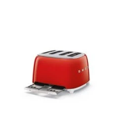 Smeg Toaster 4 Fentes Rouge 2000 W TSF03RDEU -Magasin D'Articles De Cuisine 70283 2 5 Toaster 4 fentes rouge 2000 W TSF03RDEU Smeg