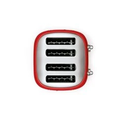 Smeg Toaster 4 Fentes Rouge 2000 W TSF03RDEU -Magasin D'Articles De Cuisine 70283 3 5 Toaster 4 fentes rouge 2000 W TSF03RDEU Smeg