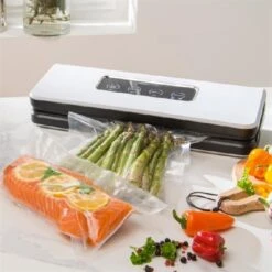 Appareil à Emballer Sous Vide Blanc 37 Cm 150 W KSSV60 -Magasin D'Articles De Cuisine 720006 4 3 Appareil a emballer sous vide blanc 37 cm 150 W KSSV60 Kitchen Chef Professional