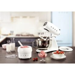 Smeg Sorbetière SMIC01 Pour Robot Sur Socle -Magasin D'Articles De Cuisine 720059 4 1 Sorbetiere SMIC01 pour robot sur socle Smeg