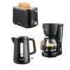 Bestron Kit Petit-déjeuner Noir Et Bois : Bouilloire, Grille-pain Et Cafetière à Filtre 1 Bestron Kit Petit-déjeuner Noir Et Bois : Bouilloire, Grille-pain Et Cafetière à Filtre -Magasin D'Articles De Cuisine 729024 0 1 Kit petit dejeuner noir et bois bouilloire grille pain et cafetiere a filtre Bestron