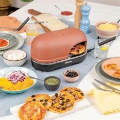 Tristar Four à Pizza électrique 2 Personnes Pizza Festa Connect 530 W Marron -Magasin D'Articles De Cuisine 740070 3 2 Four a pizza electrique 2 personnes Pizza Festa Connect 530 W marron Tristar