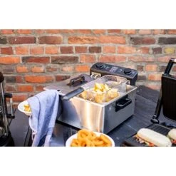 LIVOO Friteuse Double 2 X 3 L Inox DOC217 -Magasin D'Articles De Cuisine 758001 4 2 Friteuse double 2 x 3 L inox DOC217 Livoo