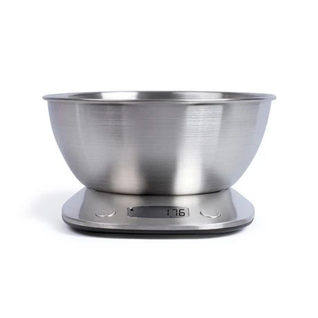 LIVOO Balance De Cuisine Et Bol Inox 2 L - DOM431 3 LIVOO Balance De Cuisine Et Bol Inox 2 L - DOM431
