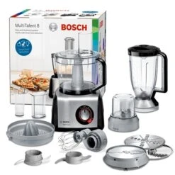 Bosch Robot De Cuisine MultiTalent 8 Noir Inox MC812M844 1250 W -Magasin D'Articles De Cuisine 761028 4 1 Robot de cuisine MultiTalent 8 noir inox MC812M844 1250 W Bosch