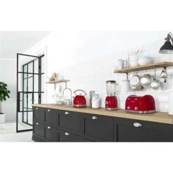 Schneider® Blender Vintage 1,5 L 800 W SCBL15R Rouge -Magasin D'Articles De Cuisine 761073 4 1 Blender vintage 1 5 L 800 W SCBL15R rouge Schneider