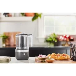 KitchenAid Hachoir électrique Sans Fil 2 Vitesses 1,18 L Gris Mat 5KFCB519EDG 10 KitchenAid Hachoir électrique Sans Fil 2 Vitesses 1,18 L Gris Mat 5KFCB519EDG -Magasin D'Articles De Cuisine 761099 3 1 Hachoir electrique sans fil 2 vitesses 1 18 L gris mat 5KFCB519EDG Kitchenaid