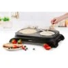 Domo Crêpière Double Pour 2 Crêpes De 18 Cm 1000 W DO8715P -Magasin D'Articles De Cuisine 780209 0 4 Crepiere double pour 2 crepes de 18 cm 1000 W DO8715P Domo