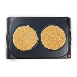 Domo Crêpière Double Pour 2 Crêpes De 18 Cm 1000 W DO8715P -Magasin D'Articles De Cuisine 780209 3 4 Crepiere double pour 2 crepes de 18 cm 1000 W DO8715P Domo