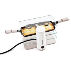 Raclette 2 Personnes Transparence MINERAL -Magasin D'Articles De Cuisine 780282 2 1 Raclette 2 personnes Transparence MINERAL Lagrange
