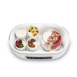 Yaourtière Automatique 4 Programmes 20 W Blanc Et Noir -Magasin D'Articles De Cuisine 780296 2 1 Yaourtiere automatique 4 programmes 20 W blanc et noir Simeo