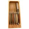 6 Couteaux Mineral Mix Et Coffret Bois Laguiole -Magasin D'Articles De Cuisine 87932 0 1 6 couteaux Mineral Mix et coffret bois Laguiole Jean Dubost